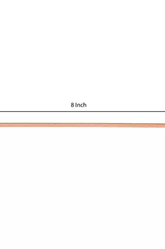 Pure copper snake chain design sleek simple bracelet for women