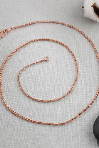 Pure copper simple sober chain for men women boys girls kids