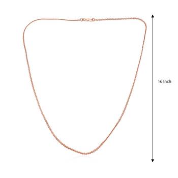 Pure copper simple sober chain for men women boys girls kids 3