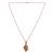 Pure copper shankh shaped krishna mantra hindu spiritual pendant for men women