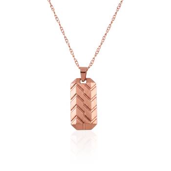  copper pink rose gold finish fashion jewellery pendant formen women 1