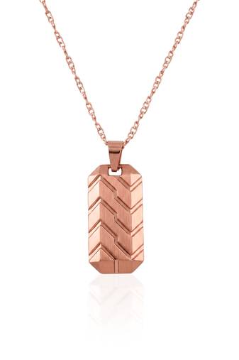  copper pink rose gold finish fashion jewellery pendant formen women