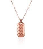  copper pink rose gold finish fashion jewellery pendant formen women