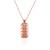  copper pink rose gold finish fashion jewellery pendant formen women