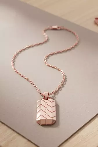  copper pink rose gold finish fashion jewellery pendant formen women