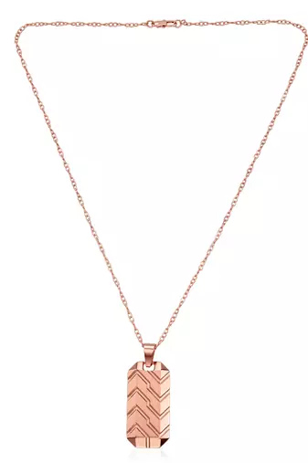  copper pink rose gold finish fashion jewellery pendant formen women