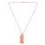  copper pink rose gold finish fashion jewellery pendant formen women