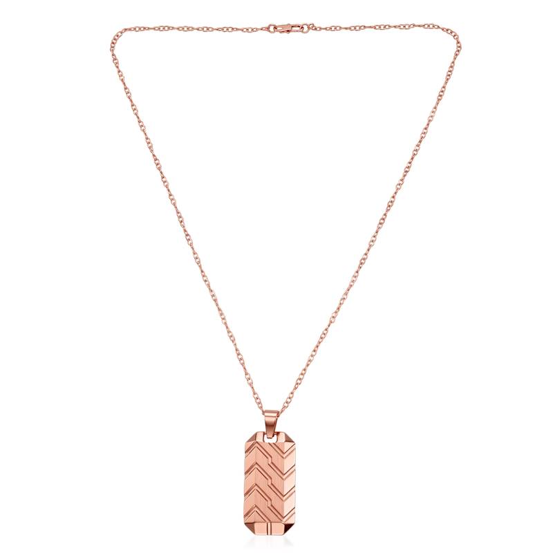  copper pink rose gold finish fashion jewellery pendant formen women