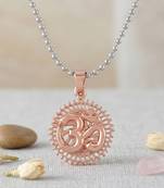 Pure copper sun shaped hindu spiritual pendant for men women