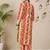 Women Printed Cotton Kurta with Trousers