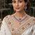 ruby red cz bridal necklace set | traditional indian silver-plated choker earrings