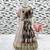 Fuax georgette digital print with embroidered sequence work kids gown