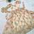 Fuax georgette digital print with embroidered sequence work kids gown