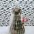 Fuax georgette digital print with embroidered sequence work kids gown