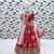 Fuax georgette digital print with embroidered sequence work kids gown