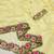 Yellow Color Multi Thread Embroidery Design Faux Georgette Saree