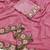 Pink Color Multi Thread Embroidery Design Faux Georgette Saree
