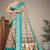 cream color digital printed work cotton blend saree