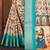 cream color digital printed work cotton blend saree