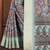 olive color digital printed work cotton blend saree