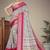 white digital printed work cotton blend saree