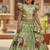 Pista  silk blend weaving zari work kids lehenga choli