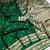 Green soft silk blend saree with zari weaving meenakari design
