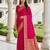 Pink soft silk blend saree with zari weaving meenakari design