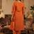 Women Ethnic Motifs Embroidered Kurta With Trousers & Dupatta Kurta Sets