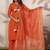 Women Ethnic Motifs Thread Work Cotton Kurta with Trousers & With Dupatta