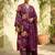 Women Floral Printed Sequinned Cotton Kurta with Trousers & With Dupatta
