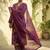 Women Floral Printed Sequinned Cotton Kurta with Trousers & With Dupatta