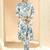 Women Floral Printed Kurta with Trousers