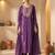 Women Ethnic Motifs Embroidered Panelled Thread Work Cotton Kurta with Trousers & With Dupatta