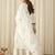 Women Floral Embroidered Thread Work Kurta With Trousers & Dupatta