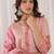 Floral Yoke Design Embroidered Thread Work Straight Kurta With Trousers & Dupatta