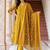 Women Floral Printed Pleated Cotton Kurta with Trousers & With Dupatta