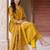 Women Floral Printed Pleated Cotton Kurta with Trousers & With Dupatta