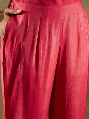 Floral Embroidered Kurta With Trousers & Dupatta 3