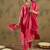 Floral Embroidered Kurta With Trousers & Dupatta