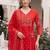 Women Ethnic Motifs Printed Angrakha Cotton Kurta with Trousers & Dupatta