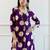 Women Printed Beads and Stones A-Line Kurta with Palazzos