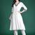 Self Design Thread Work Cotton Kurta with Trousers