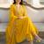 Women Ethnic Motifs Embroidered Empire Thread Work Liva Kurta with Trousers & With Dupatta