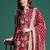 Women Floral Printed Angrakha Cotton Kurta with Trousers & With Dupatta