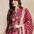 Women Floral Printed Angrakha Cotton Kurta with Trousers & With Dupatta