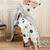 Geometric Printed Band Collar Cotton A-Line Kurta with Trousers & Dupatta