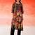 Women Floral Printed Beads and Stones Cotton Kurta with Trousers