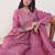 Floral Embroidered Thread Work Straight Kurta with Trousers & Dupatta