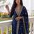 Women Ethnic Motifs Embroidered Thread Work Kurta with Trousers & With Dupatta